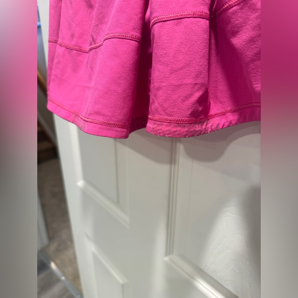Lululemon Pace Rival Mid Rise Skirt *Tall- Sonic Pink- Size 6 Tall - Picture 13 of 16